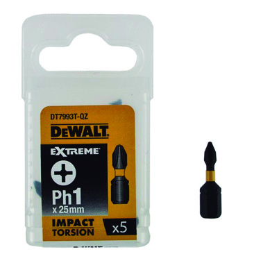 DEWALT DT7993T-QZ PUNTES TORSIO IMPACTE PH1x5 25mm
